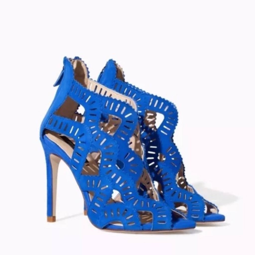 Zara Blue heels